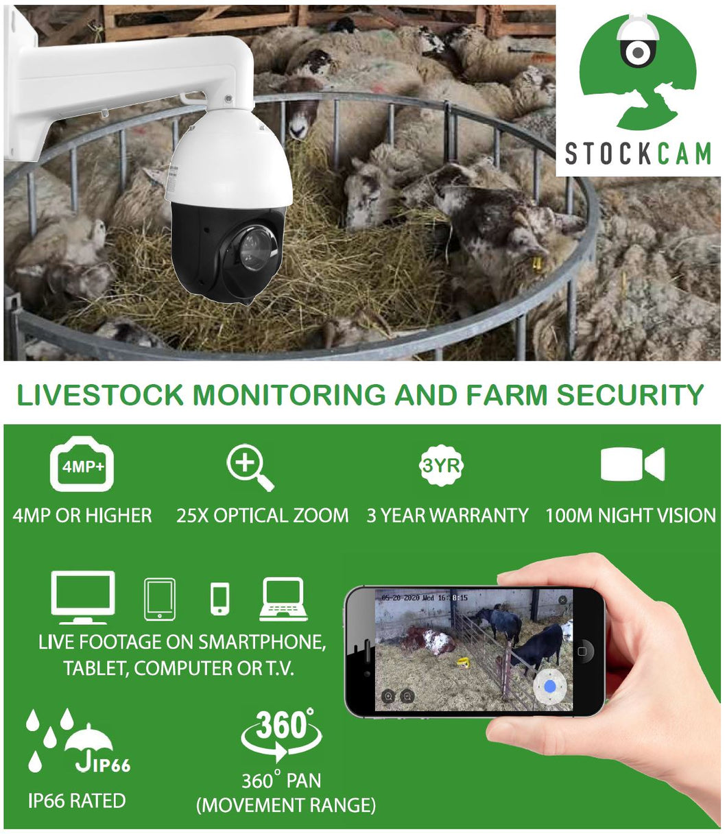 Livestock monitoring camera self-install package - exceeds the specification of the FETF grant